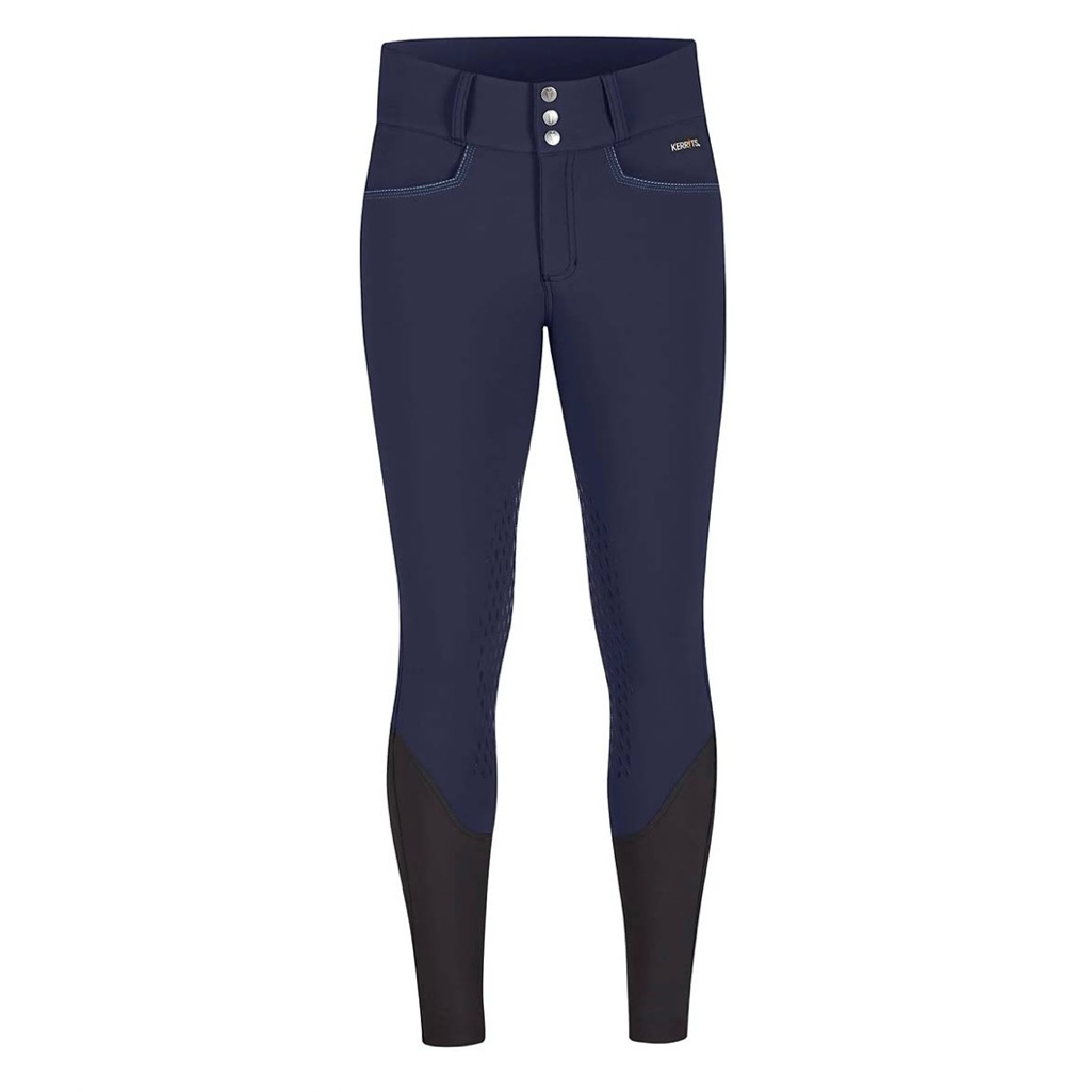 Kerrits Arena Pro Knee Patch Breeches Blue Small Horses Riding Tack Equine Ride